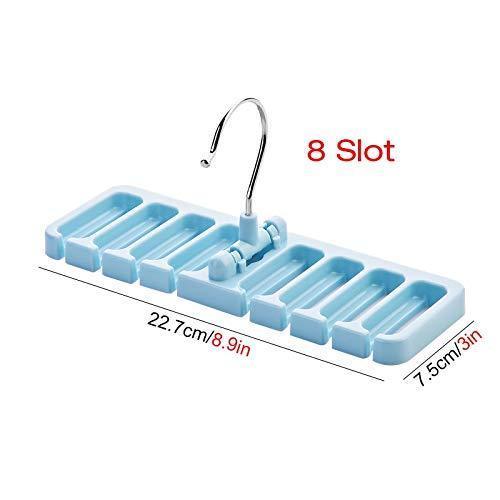 On amazon gano zen sturdy plastic tie belt scarf rack organizer closet wardrobe space saver belt hanger with metal hook