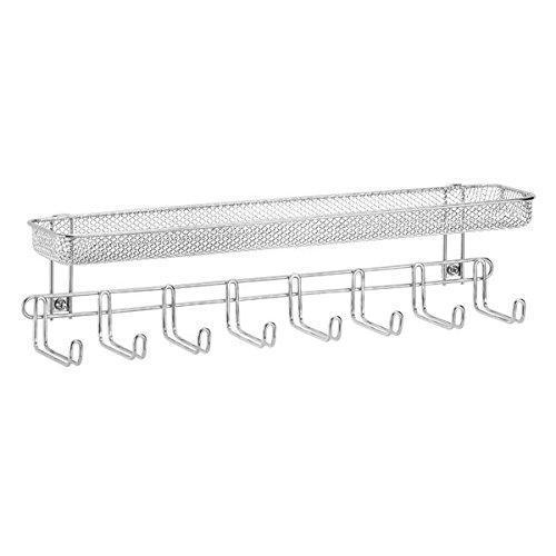 Storage catenus closet wall mount accessory organizer for storage of ties belts watches glasses accessories
