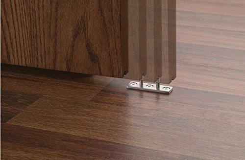 Budget friendly tp ss02 satin nickel brushed stainless steel sus304 modern barn wood sliding door hardware track kit for storage laundry master room walk in closet shutters double door 16ft 4880mm tp ss022