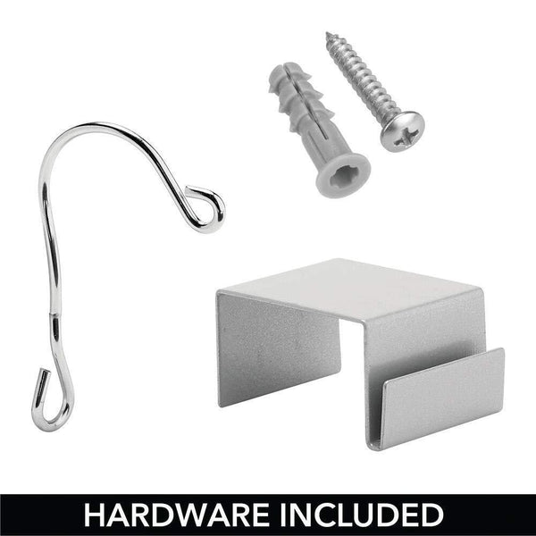 Shop here mdesign metal wire over the closet rod hanging storage organizer hanger for storing and organizing purses backpacks satchels crossovers handbags 6 hooks 6 pack gray