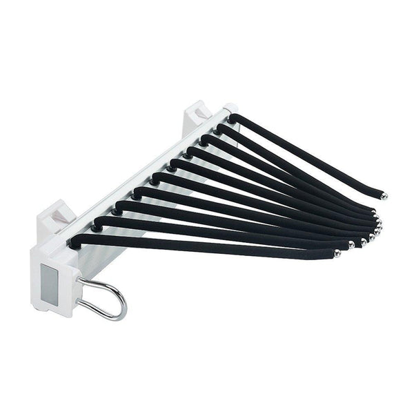 Budget friendly closet swing arm pants hanger bar clothes organizers for space saving and storage 18 x 13 1 2 install on both side black