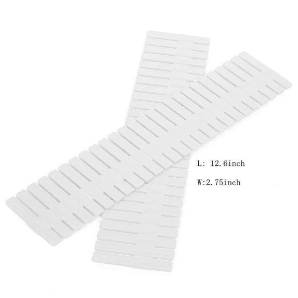 On amazon shineme drawer organizer 24pcs diy plastic drawer dividers household storage shineme thickening housing spacer sub grid finishing shelves for home tidy closet stationary makeup socks organizer