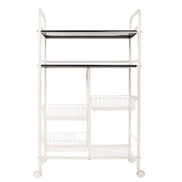 Shop for wire shelve rack shelf adjustable cabinet closet unity cart garage storage for pots pans wine dishes storage organizer bathroom bedroom kitchen white 6 lattices