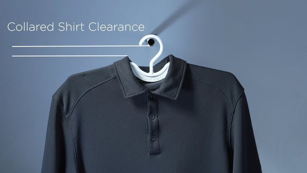 Purchase higher hangers space saving clothes hangers heavy duty closet organizers helps reduce wrinkles and clutter great for dorms and increasing closet space 40 pack white plastic