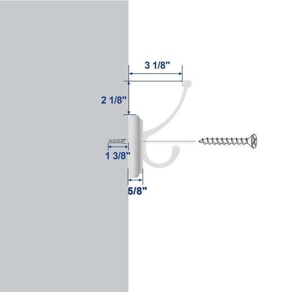 Select nice songmics wooden wall mounted coat rack 16 inch rail with 4 metal hooks for entryway bathroom closet room dark brown ulhr20z