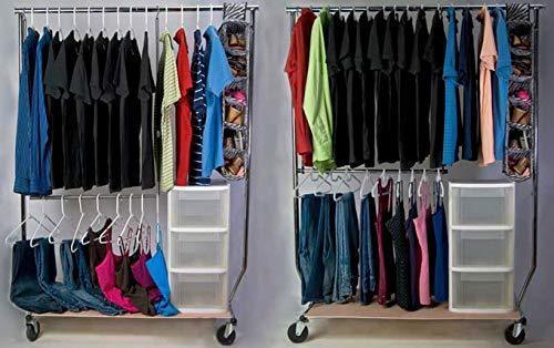 Online shopping higher hangers space saving clothes hangers heavy duty closet organizers helps reduce wrinkles and clutter great for dorms and increasing closet space 40 pack white plastic