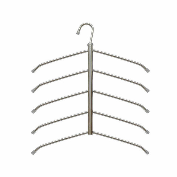 Budget friendly suzeda 5 tier stainless steel blouse tree hanger closet organizer 6 pack