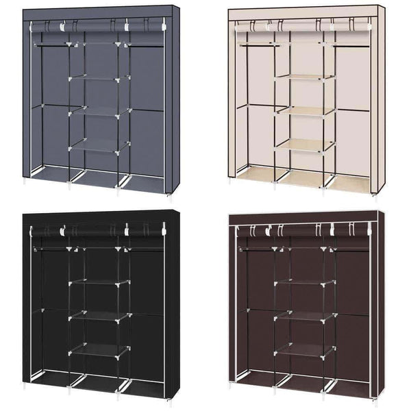 The best hello22 69 closet organizer wardrobe closet portable closet shelves closet storage organizer with non woven fabric quick and easy to assemble extra strong and durable extra space