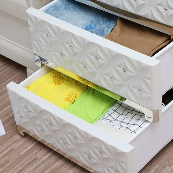 Order now nafenai 5 drawer dresser kids storage cabinet for toys storage cart plastic storage bin for office closet bedroom lightweight and movable white