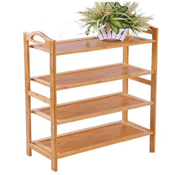 Best seller  gx xd simple multi layer bamboo shoe rack dust proof multifunction shoe tower shoe cabinet space saving easy to assemble shoe organizer unit entryway shelf organize your closet cabinet or entryway r