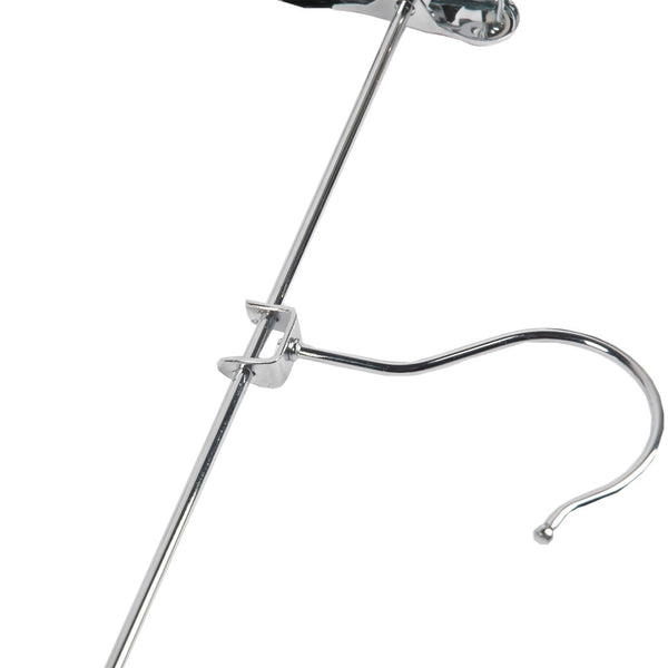 Shop here lohas home 4 tier skirt hangers pants hangers closet organizer stainless steel fold up space saving hangers 2 pieces