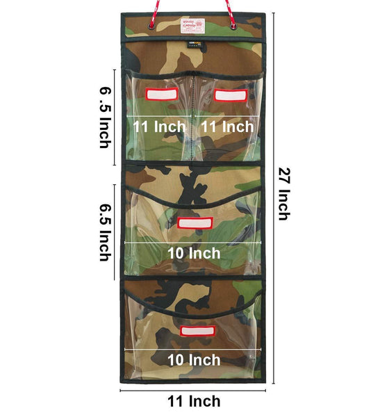 Get rough enough door hanging organizer school locker organizer wall mount closet locker cabinet storage bag holder with durable adjustable string 4 pockets for accessories document magazine book office