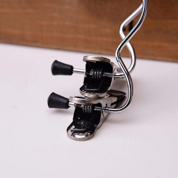 Select nice glasstore 6pcs stainless steel heavy duty drying racks portable hanger clips laundry hooks hanging clothes pins single clip scarf closet organizer hanger for travel and home