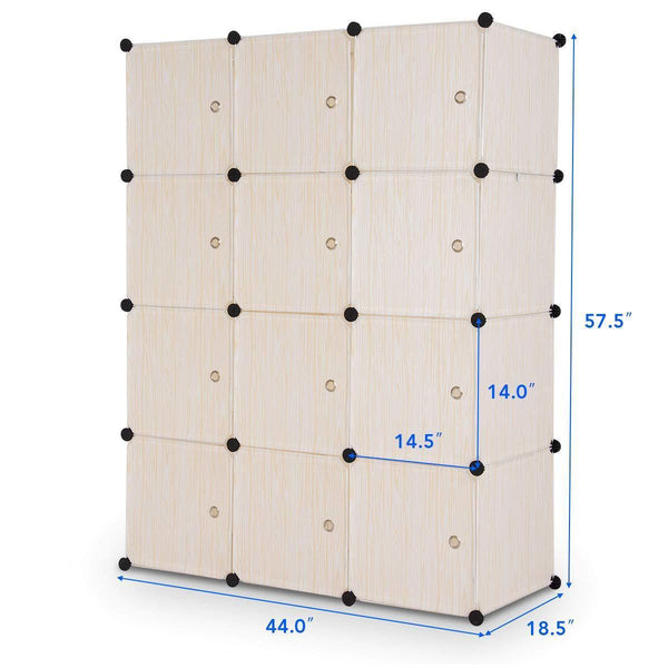 Related tangkula closet portable diy plastic stackable customizable bedroom dom dresser clothes closet wardrobe armoire organizing shelf cube storage with doors organizer closet 6 cubes 2 hanging sections