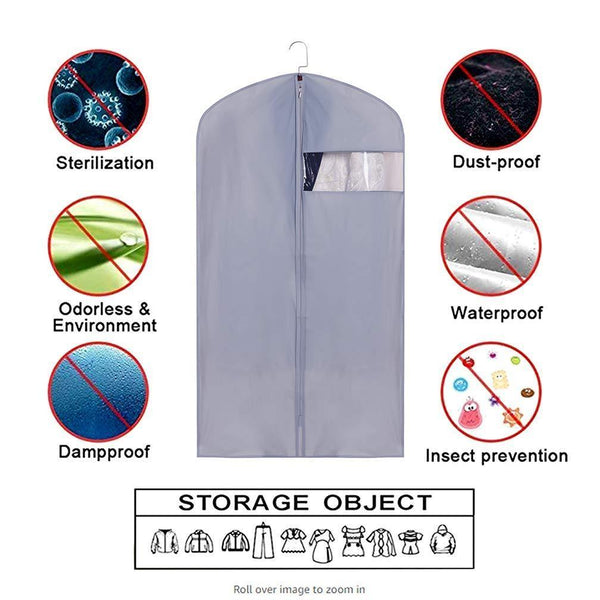 Online shopping awekris light weight suit bag 3 pack garment bags costume breathable cover for storage and travel with sturdy zipper for dance clothes storage closet