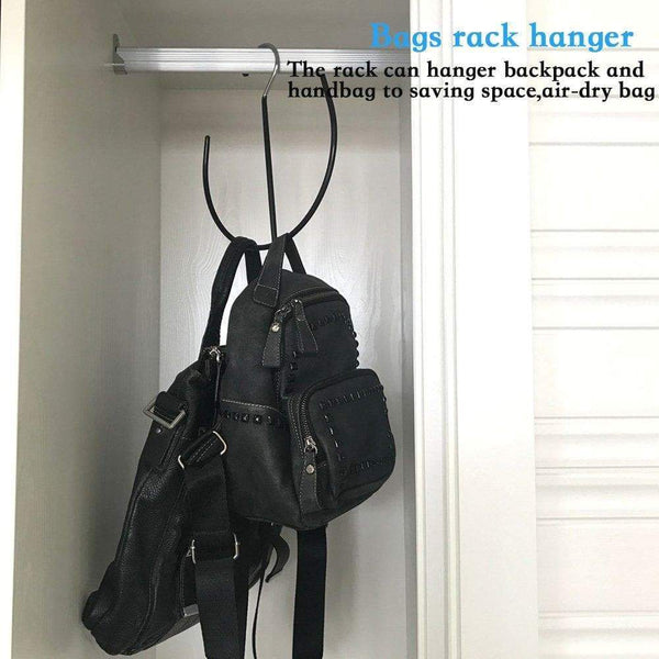 Purchase acuski 2 pcs multi purpose semicircle belt hanger racks belt organizer storage ties rack hanger shoes bags purses scarf hats and clothes hanger for closet stainless steel no slip cabinet organizer