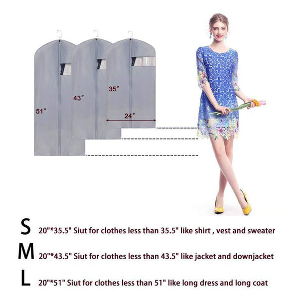 Order now awekris light weight suit bag 3 pack garment bags costume breathable cover for storage and travel with sturdy zipper for dance clothes storage closet