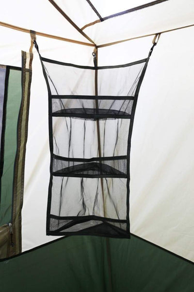 Shop for spacious and comfortable ozark trail hazel creek 12 person cabin tent with two closets with hanging organizers room dividers mud mat e port and rolling storage duffel for convenience green