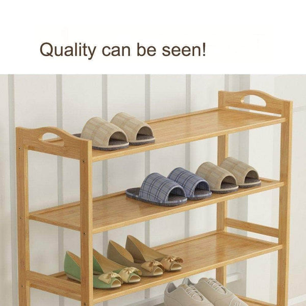 Amazon gx xd simple multi layer bamboo shoe rack dust proof multifunction shoe tower shoe cabinet space saving easy to assemble shoe organizer unit entryway shelf organize your closet cabinet or entryway r