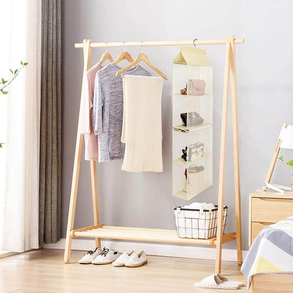 Best hanging purse handbag organizer handbag organizer for purses homewares nonwoven 4 pockets hanging closet storage bag holder wardrobe closet space saving organizers system for living room bedroom use