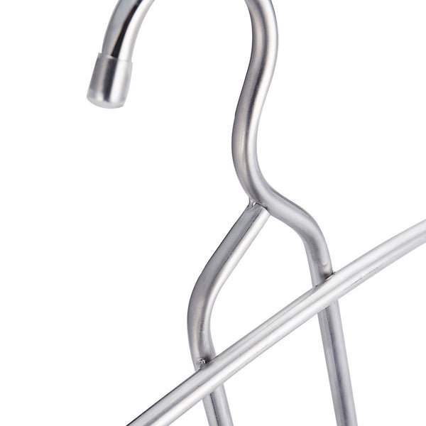 Save doiown multipurpose stainless steel closet hangers blouses shirt dresses scarf hangers organizer set of 3 non slip 3 pieces