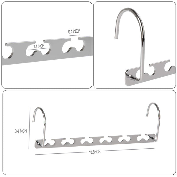 Related magicool 20 pack metal wonder magic cascading hanger space saving hangers closet organizers suit for shirt pant clothes hangers space saving
