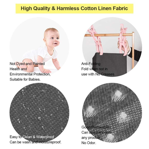 Select nice ximivogue storage box storage bins 3 pack storage cube basket bins cloth folding box closet drawers container dresser basket organizer shelf collapsible for underwear sock bra tight kids toy brown