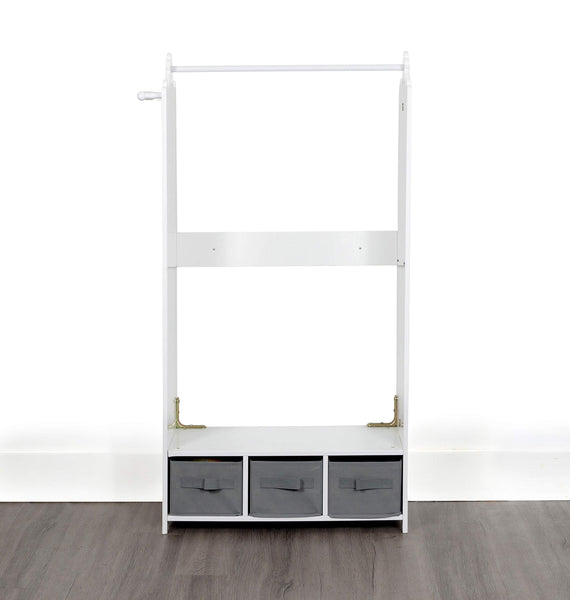 Best seller  milliard dress up storage kids costume organizer center open hanging armoire closet unit furniture for dramatic play with mirror baskets and hooks