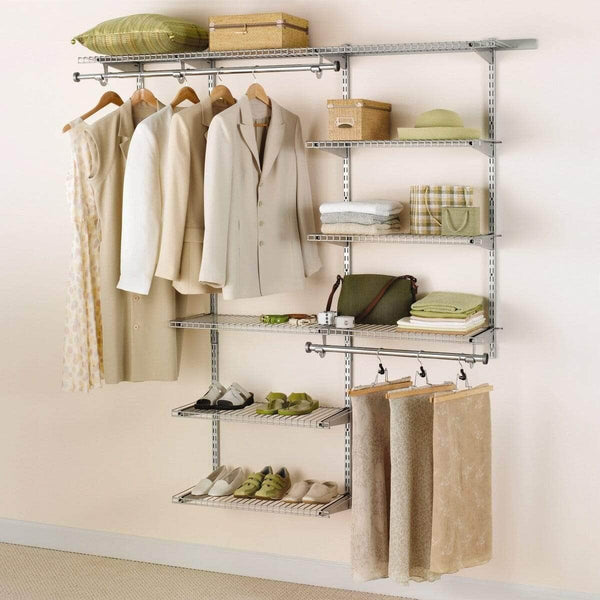 Save rubbermaid configurations 3h8800 3 to 6 foot deluxe custom closet kit