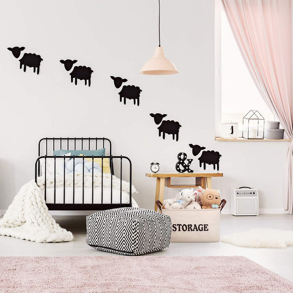 Budget shinytime storage baskets bins large organizer toy laundry storage basket for kids pets home living room closet beige 2pcs