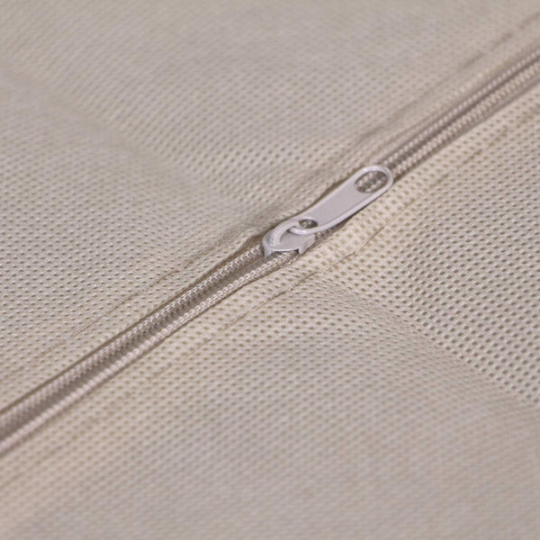 Top tenabort foldable drawer organizer dividers cloth storage box closet dresser organizer cube fabric containers basket bins for underwear bras socks panties lingeries nursery baby clothes beige 4 pack