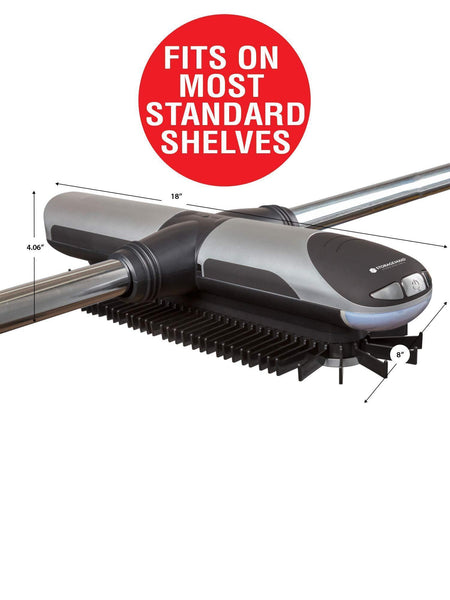 Best seller  storagemaid motorized tie rack organizer for closet with led lights battery operated holds 72 ties and 8 belts includes j hooks for wire shelving bonus tie travel pouch tie clip