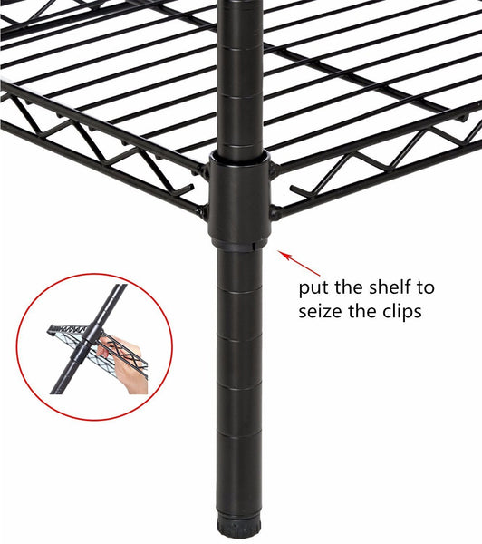 Amazon s afstar safstar heavy duty clothing garment rack wire shelving closet clothes stand rack double rod wardrobe metal storage rack freestanding cloth armoire organizer 1 pack