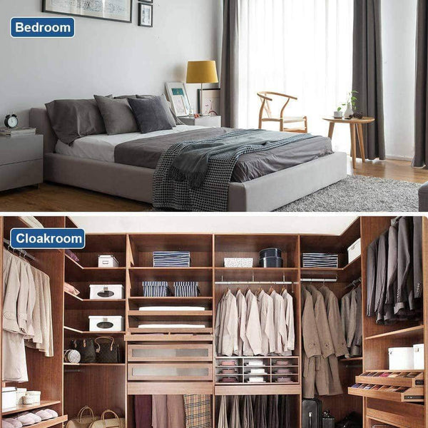 Best seller  hanging closet organizer and storage heavy duty clothes rack sturdy 3 rod garment rack large with wire shelving height adjustable commercial grade metal clothes stand rack for bedroom cloakroom black