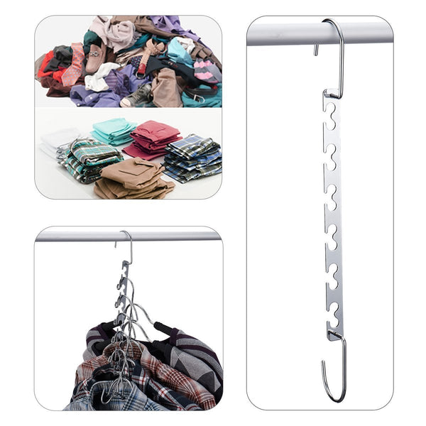 Order now doiown space saving hangers 4 pack closet organizer hanger stainless steel clothing hangers 4 pack