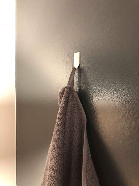 Related hq supply 8pc wall hooks hanger 3m self adhesive hooks heavy duty strong waterproof stainless steel hook for bedroom bathroom kitchen office living room family room closet robe coat towel