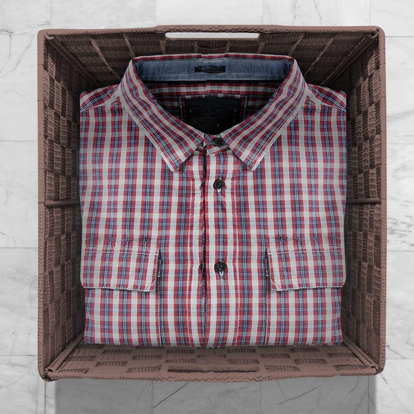 Shop for sorbus foldable storage cube woven basket bin set built in carry handles great for home organization nursery playroom closet dorm etc woven basket bin cubes 2 pack chocolate