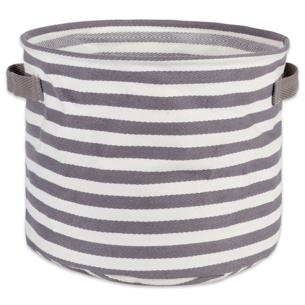 The best dii fabric round room nurseries closets everyday storage needs asst set of 3 gray stripe laundry bin assorted sizes