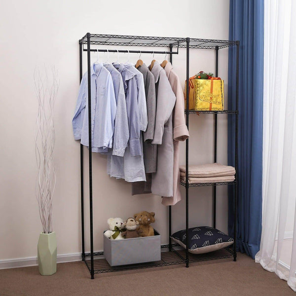Best seller  songmics extra large shelving garment rack heavy duty portable clothes wardrobe free standing closet storage organizer ulgr12p