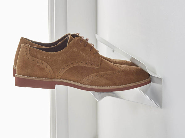 Shop here j me horizontal shoe rack wall mounted shoe organizer keeps heels boots sneakers and sandals off the floor a great shoe storage solution for your entryway or closet white 48 inches