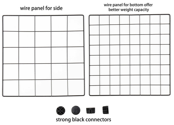 Discover finnhomy 12 storage cubes multi use diy wire grid organizer closet organizer shelf cabinet wire grids panels garage storage rack sets shelving units for books plants toys shoes clothes black