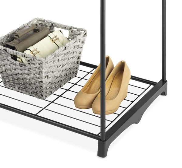 Top whitmor deluxe double rod freestanding closet heavy duty storage organizer