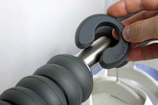 Great xangar hanger spacers hanger dividers garment dividers round clothing size dividers closet clothes organizer system for adults teens and kids gray 50 pack