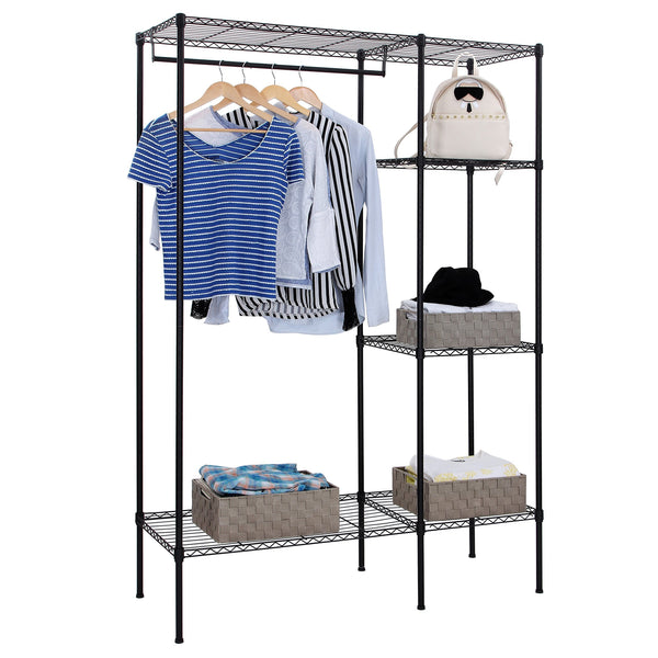 Best songmics extra large shelving garment rack heavy duty portable clothes wardrobe free standing closet storage organizer ulgr12p