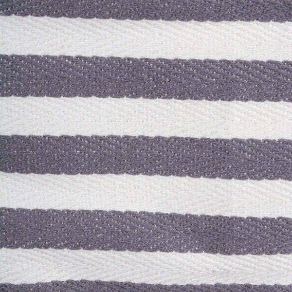 Get dii cabana stripe collapsible waterproof coated anti mold cotton rectangle basket bin perfect for laundry room bedroom nursery dorm closet and home organization assorted set of 3 gray