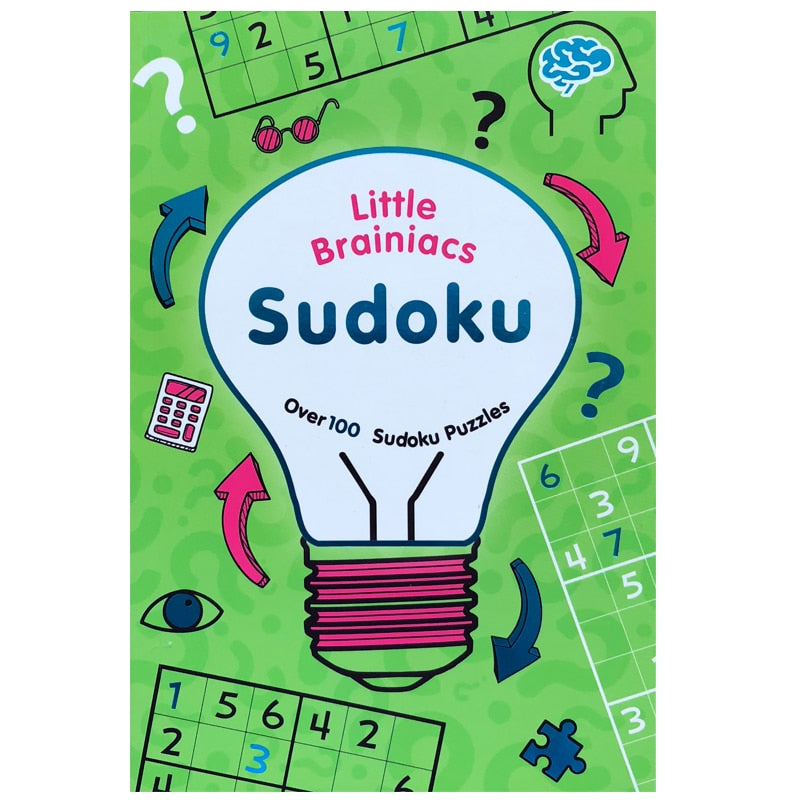 Sudoku Thinking Game Book for Kids, Smart Brain Learning, bolso