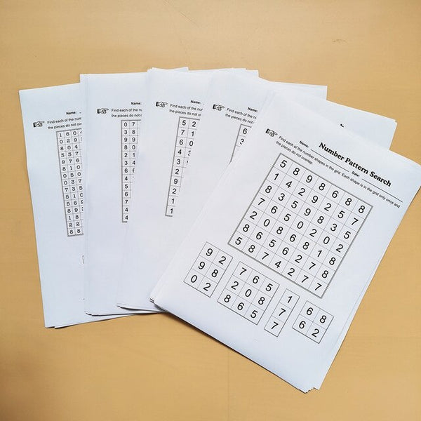 Sense of maths Series Black  White Practice Exercise Paper Preschool Learning English Homework Workbook for Kids Worksheets Toy