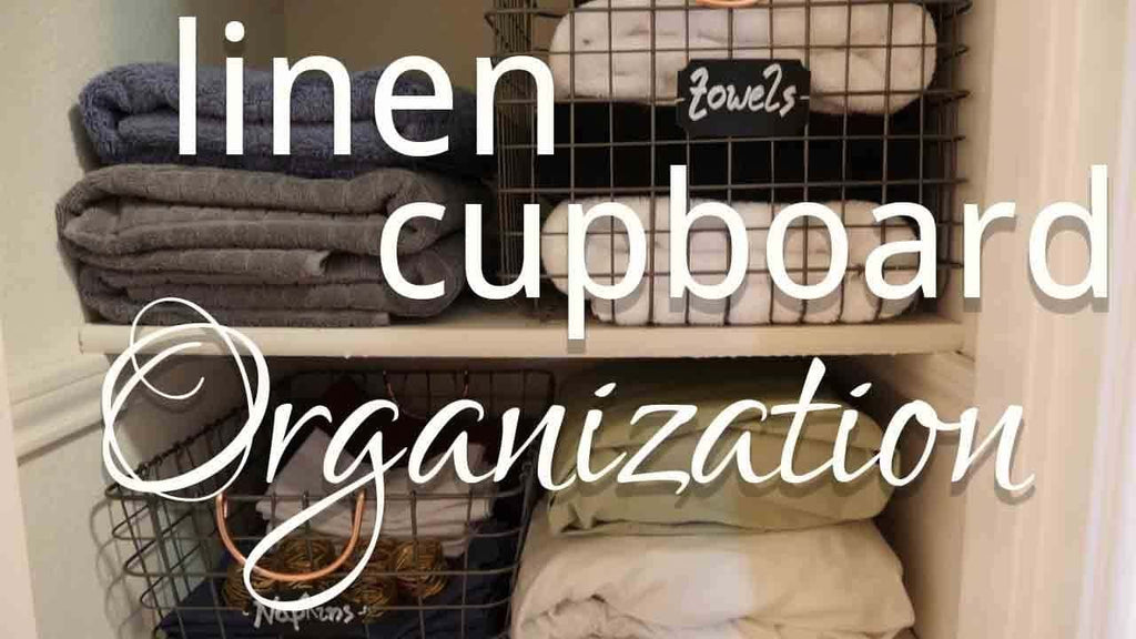 Join me as I transform my linen cupboard from messy to manageable; from plain to pretty