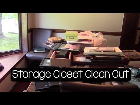 Hall Closet Declutter // Time Lapse // Clean with me // Organizing