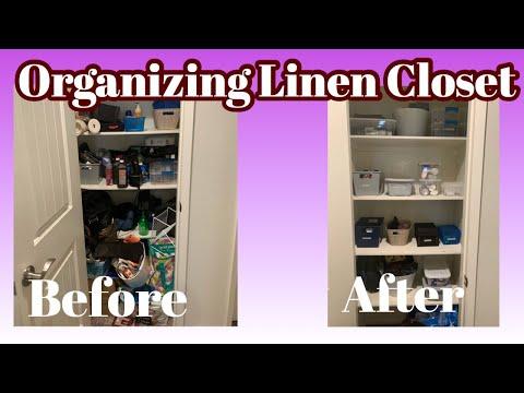 Organizing My Linen Closet